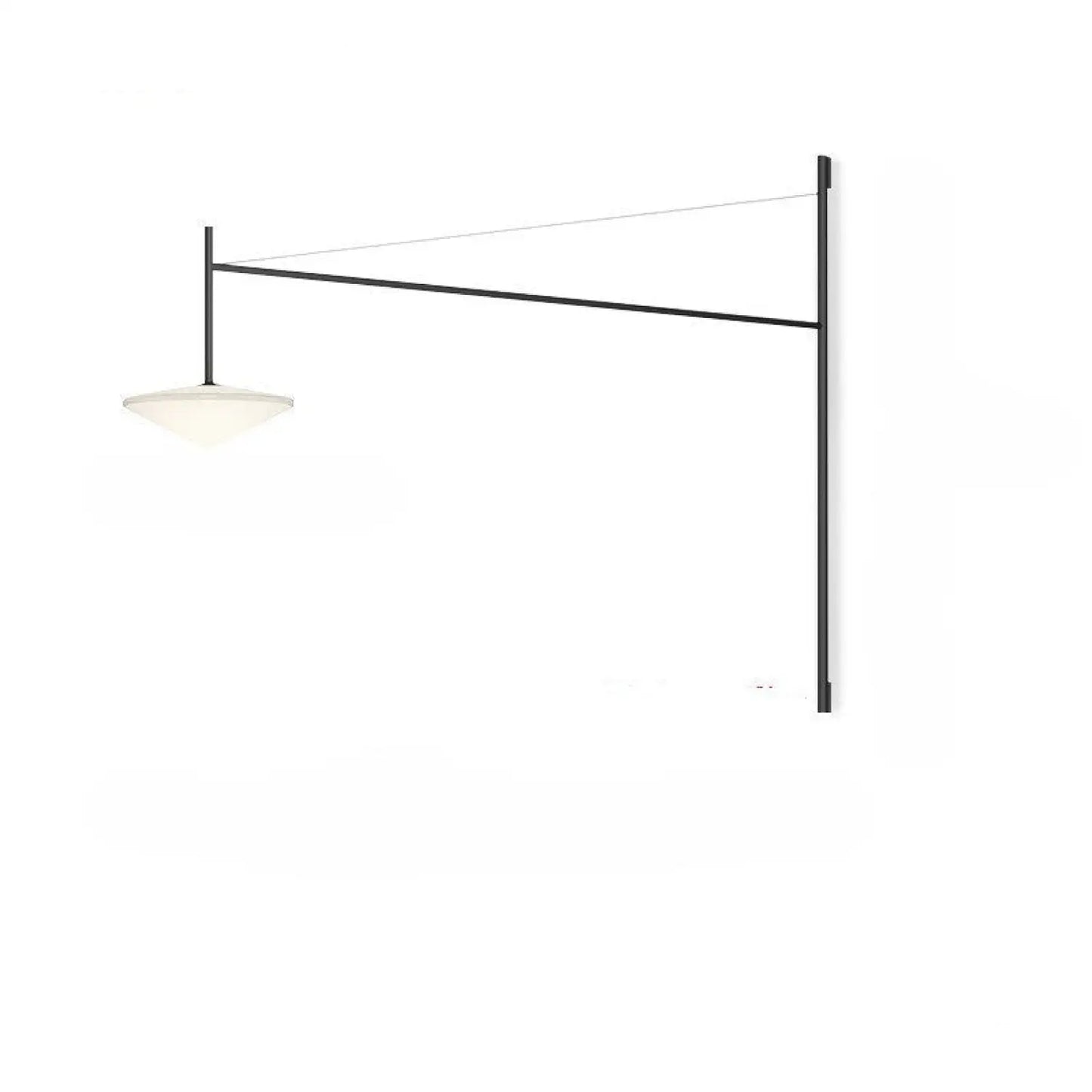 Modern Geometric Wall Light for Hallway and Restaurant Interiors - C / Long Pole - Wall Mount Fixture