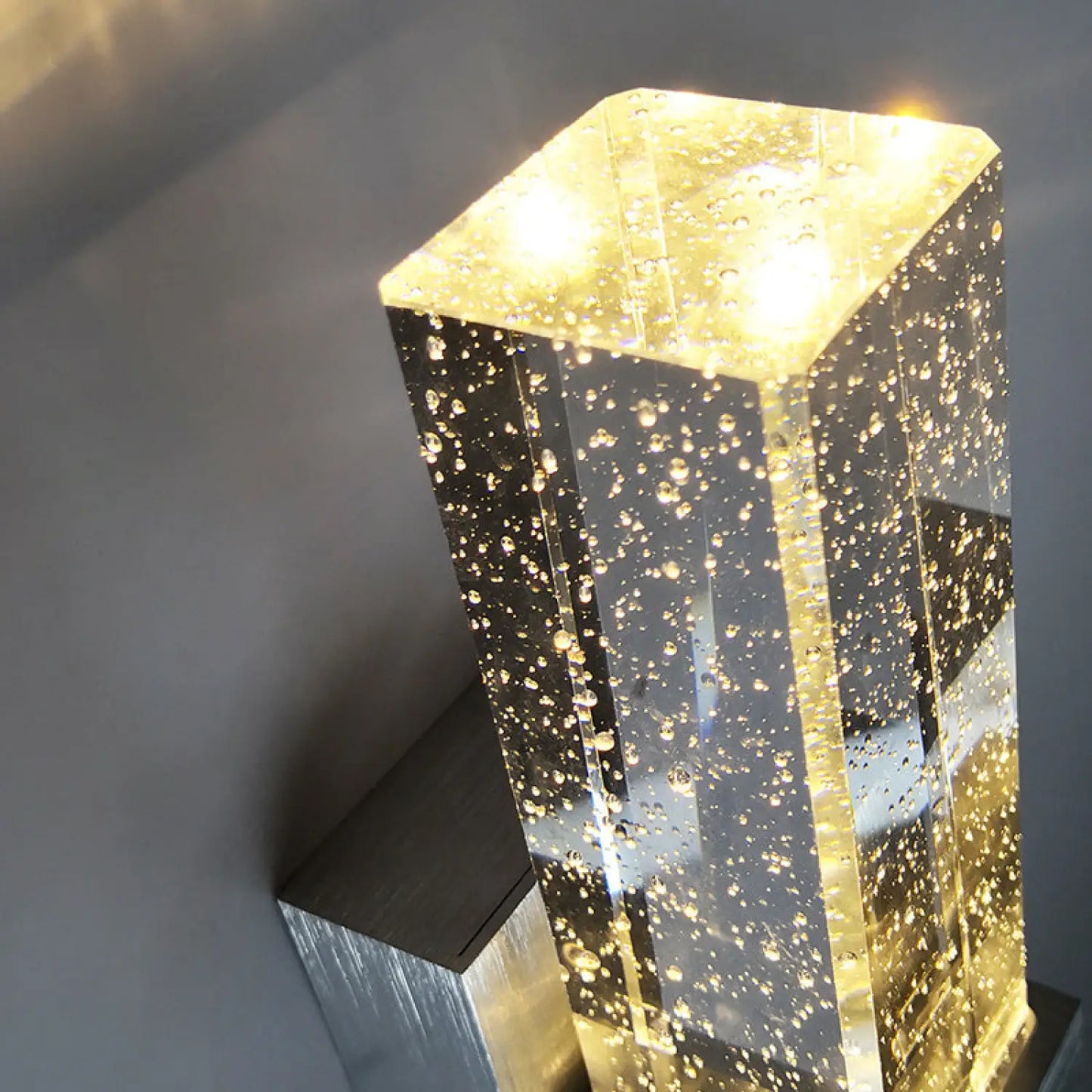 Modern LED Bubble Lamp with Crystal Design for Elegant Wall Lighting - Wall Mount Fixture