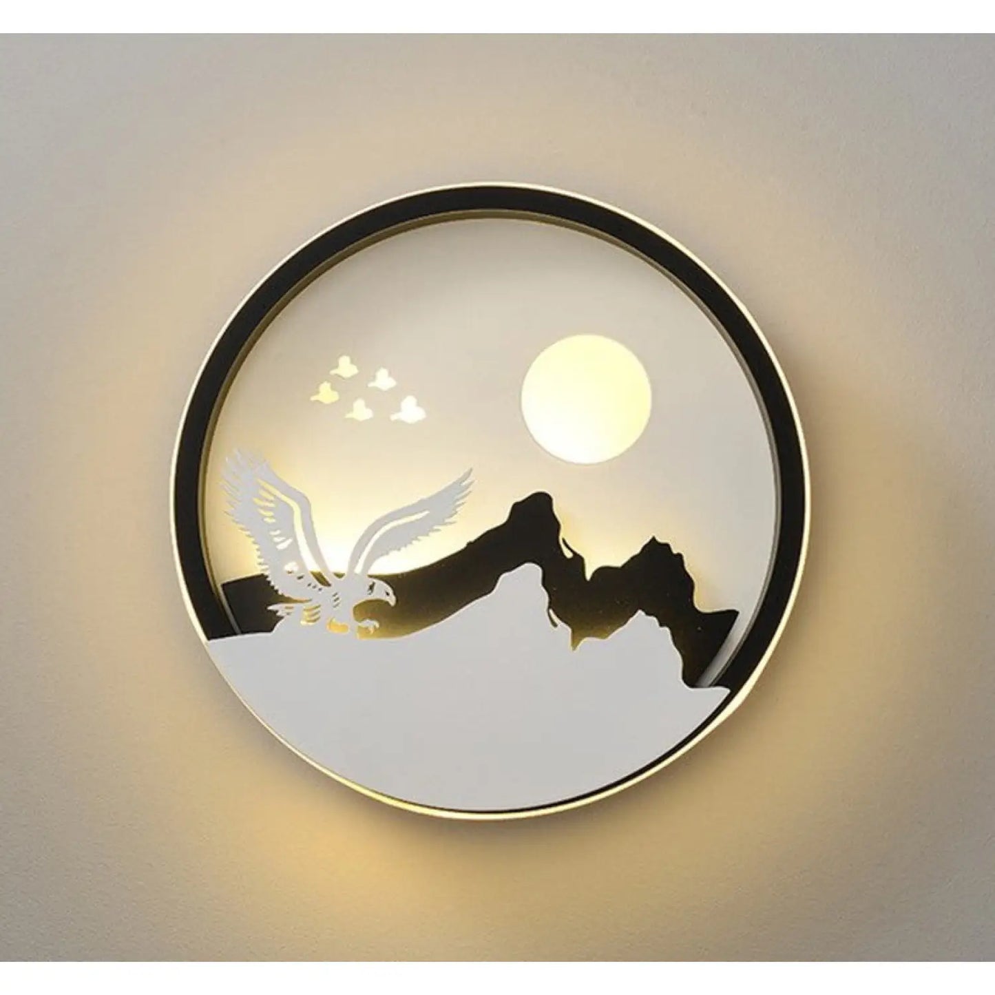 Modern Minimalist Wall Art Lamp for Bedroom and Background Decor - Wall Mount Fixture