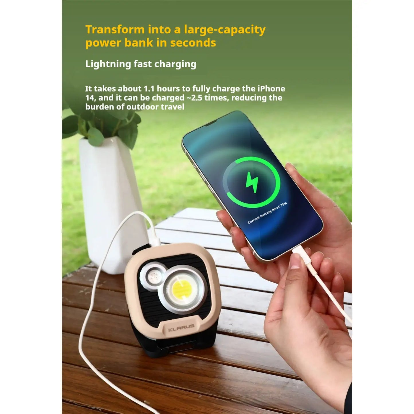 Modern Outdoor LED Light for Camping Garden and Evening Vibes - 12V Hanging Light