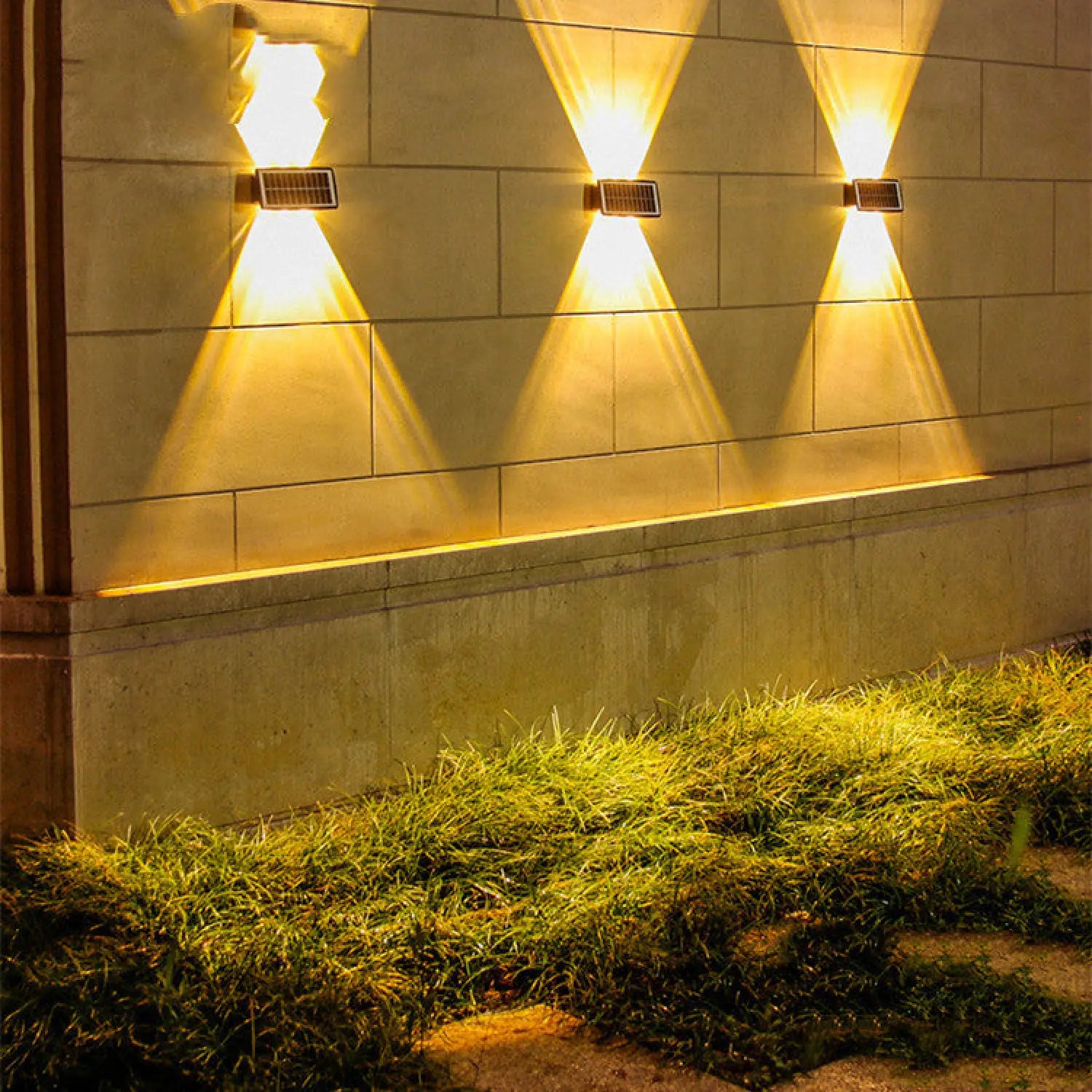 Modern Outdoor Solar Wall Lights with Waterproof Design - Solar Light