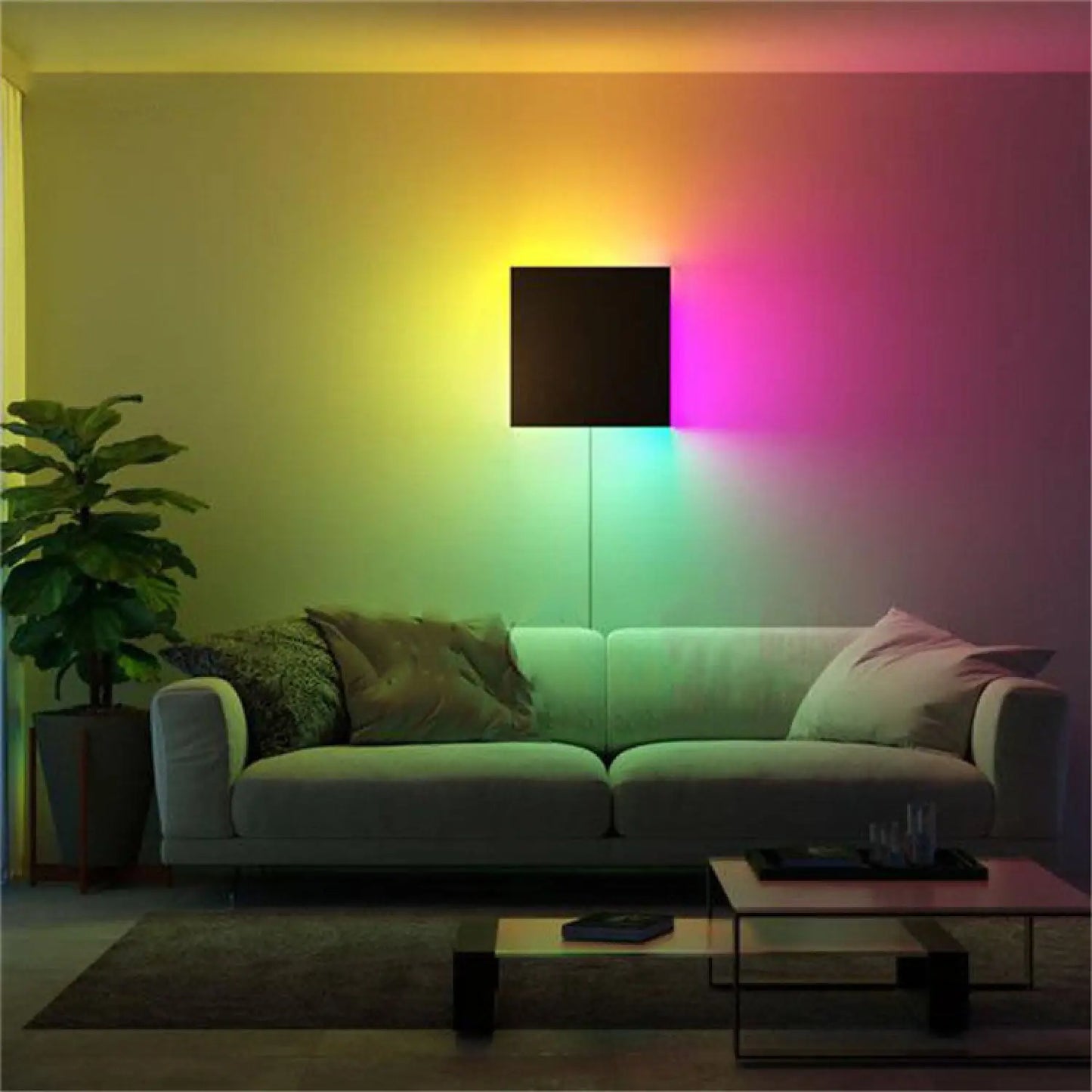 Modern RGB LED Wall Light in Living Room and Bedroom for Decor - Wall Mount Fixture