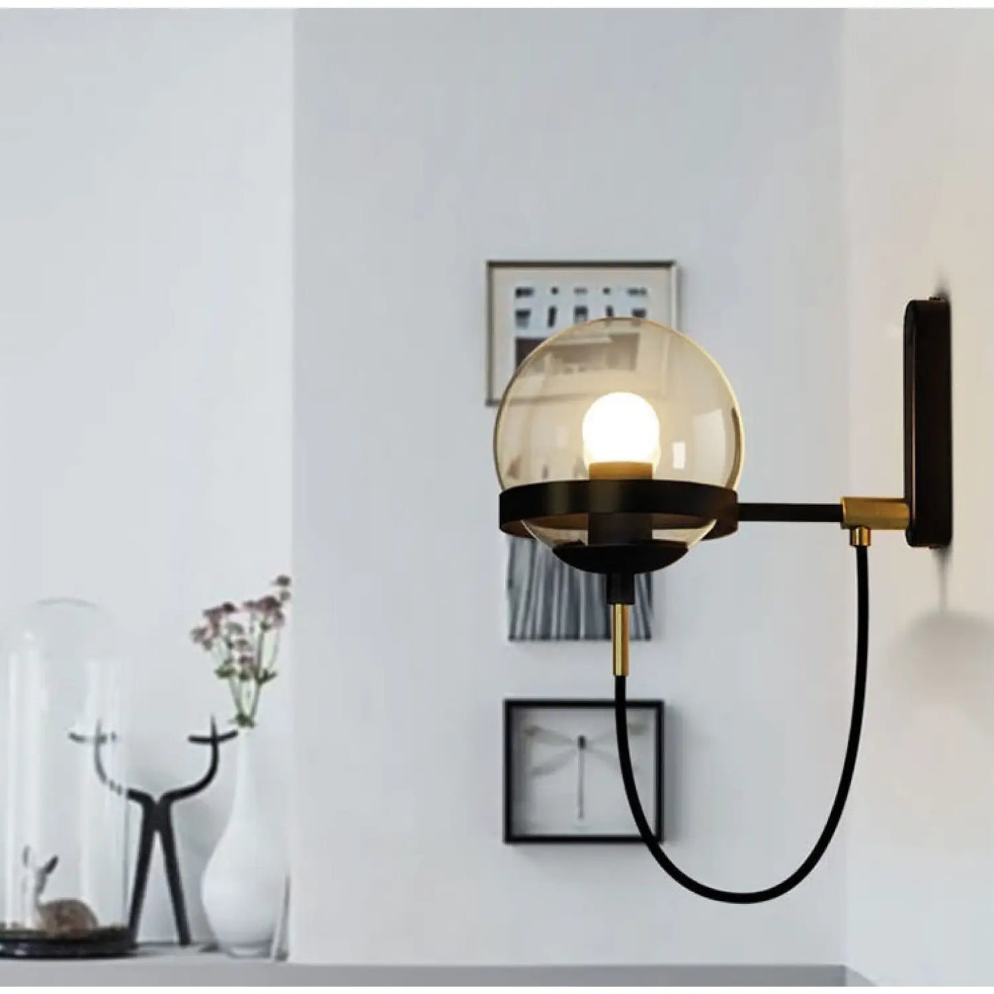 Modern Wall Light Sconces with Retro Design for Stylish Interiors - 12V Hanging Light