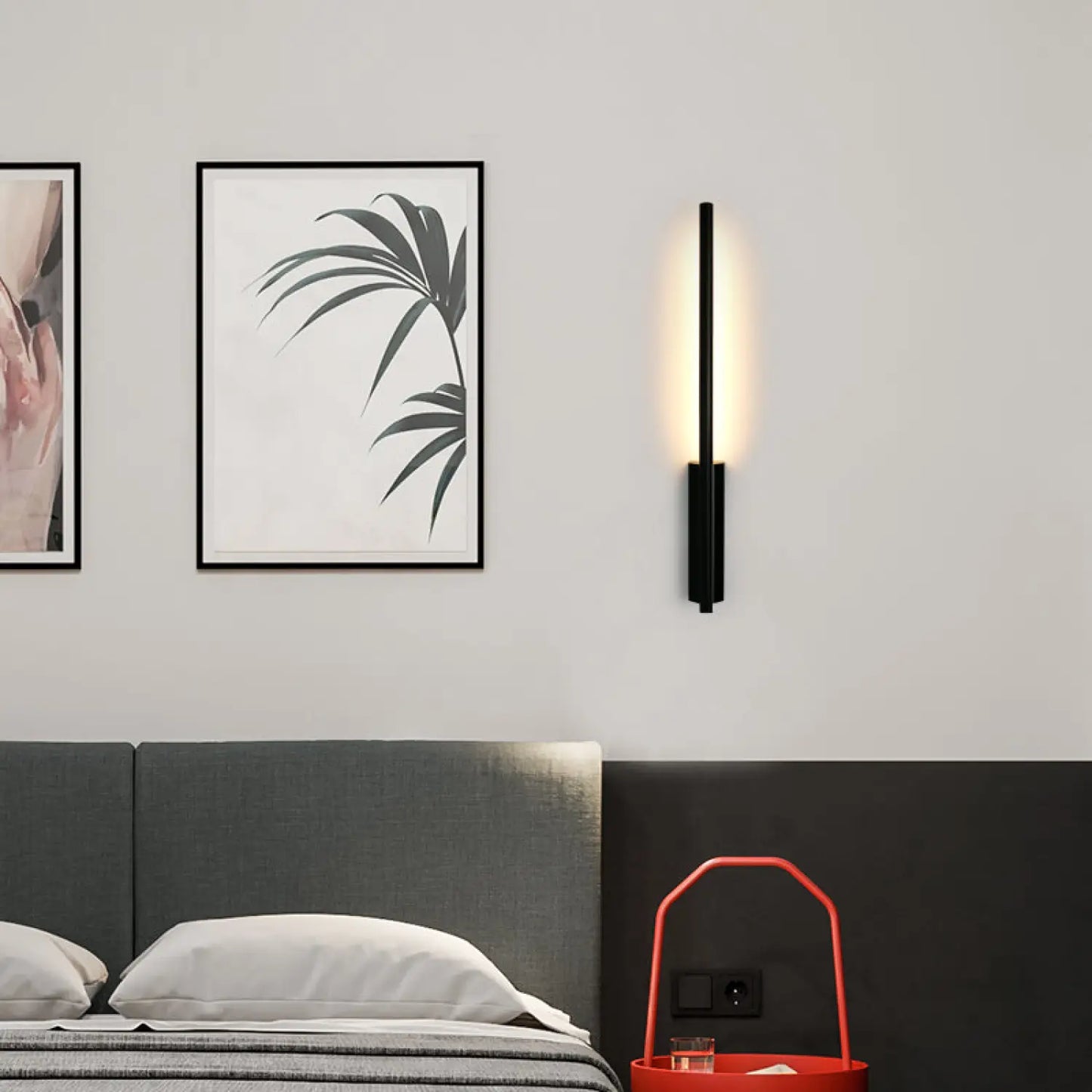 Nordic Style Wall Lamps for Living Room with Elegant Golden Lines - 12V Hanging Light
