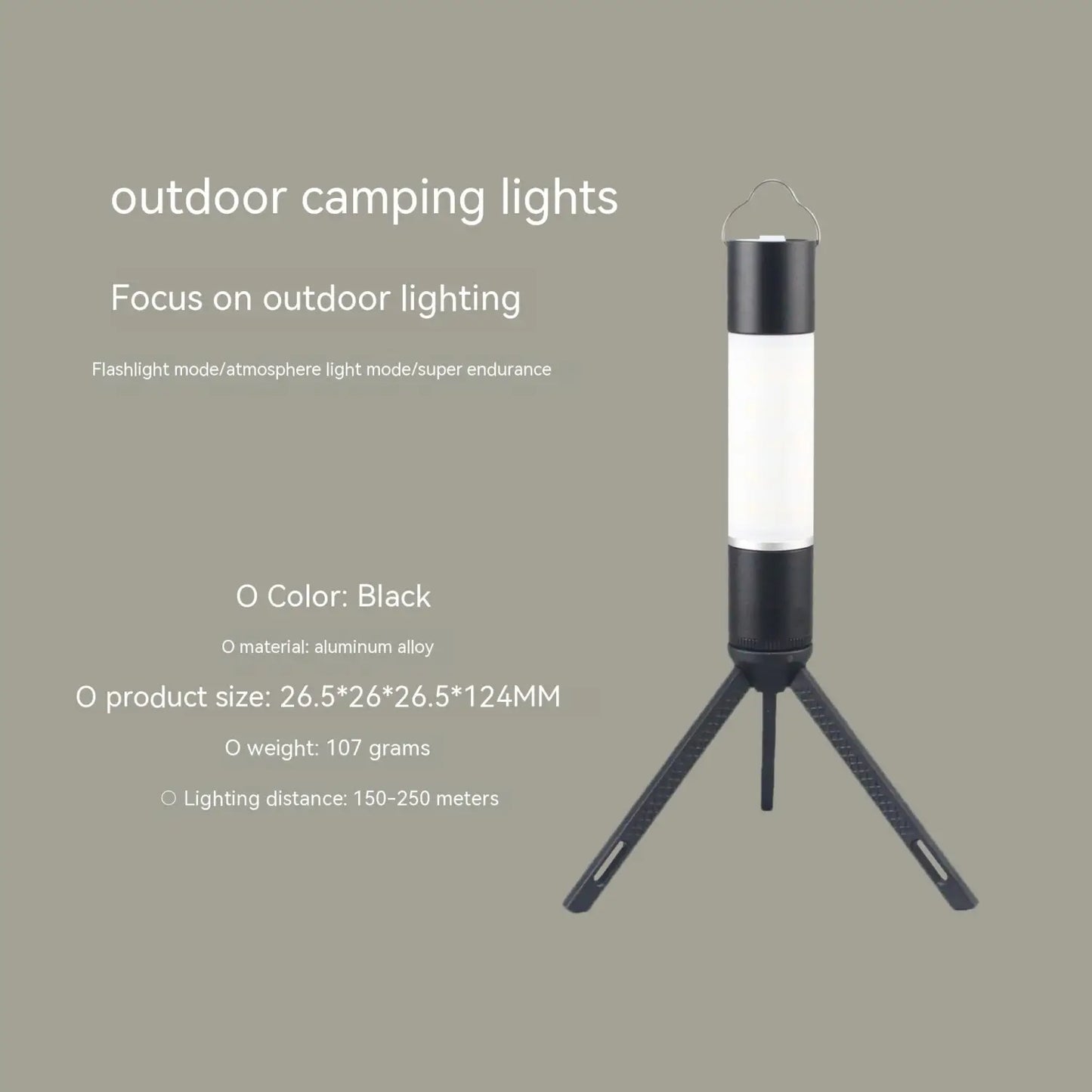 Outdoor Camping Light with LED – Bright Portable & USB Rechargeable - Light Fixture