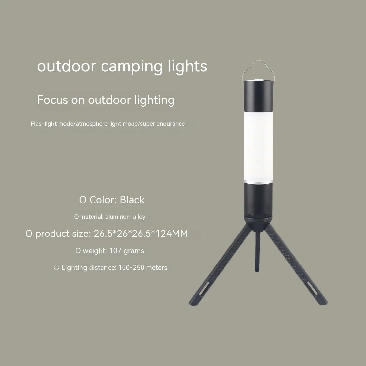 Outdoor Camping Light with LED – Bright Portable & USB Rechargeable - Light Fixture