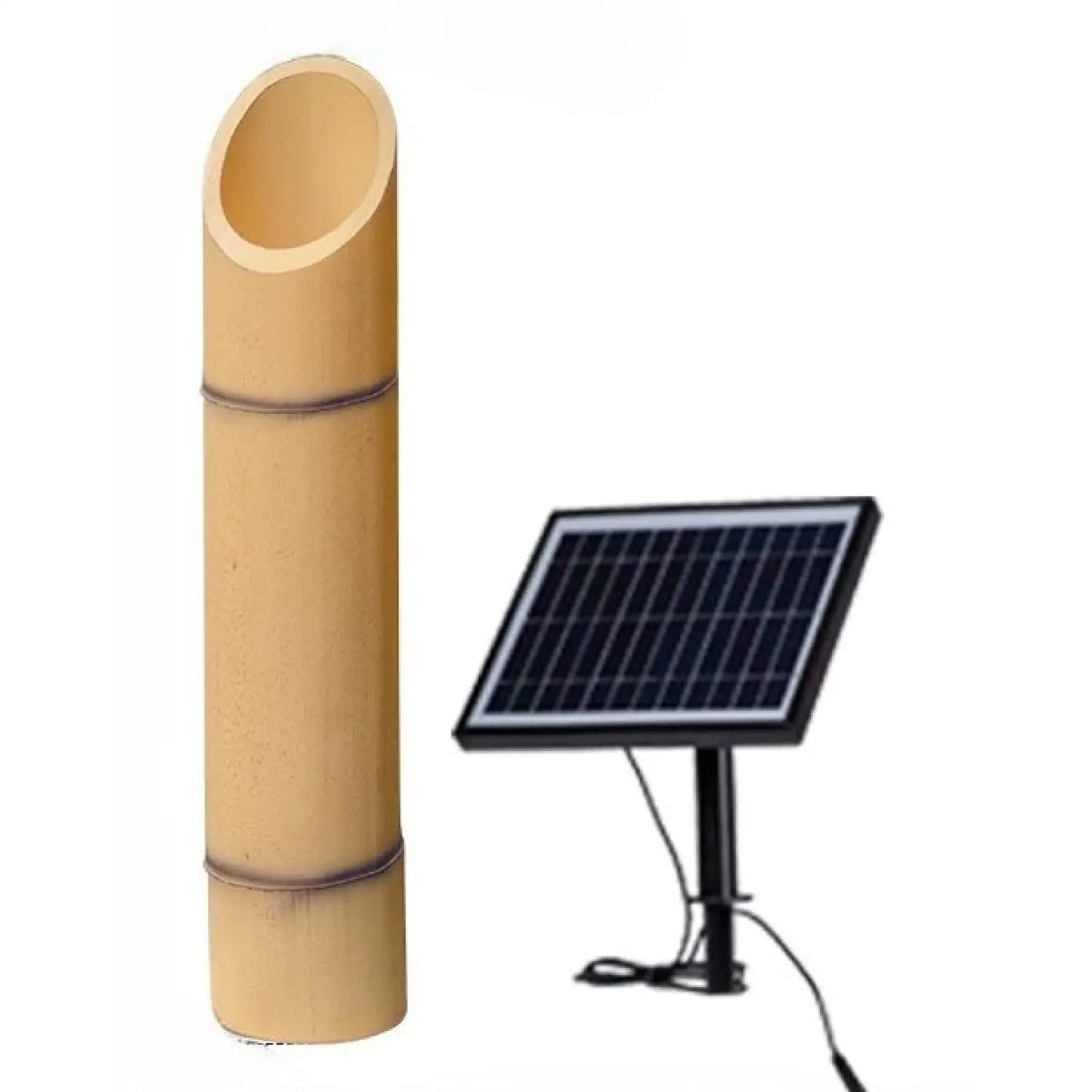 Outdoor Lamp for House - Solar Powered Bamboo Light - Solar energy / 50cm - Solar Light
