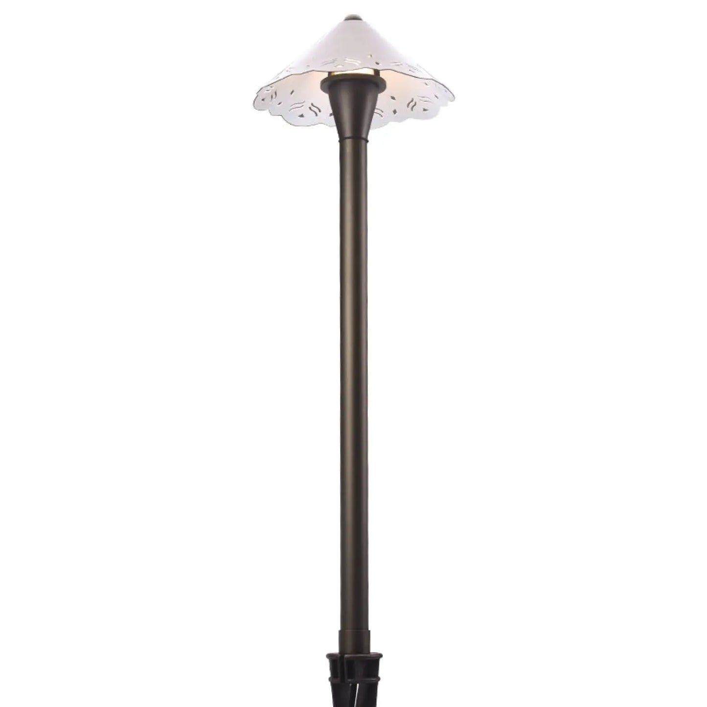 Outdoor Landscape Light with Hollowed Out Design G4 Socket and 72’’ Wire - Path Light Fixture