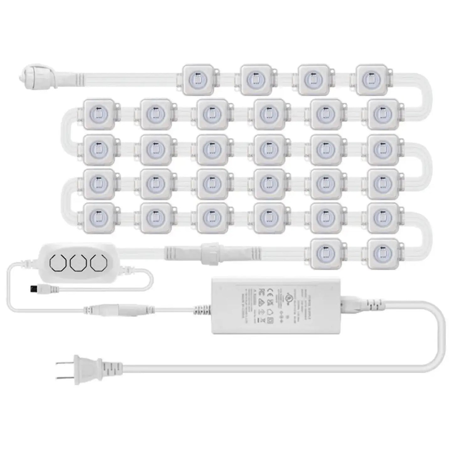 Outdoor LED Strip Light with RGB Effects for Garden and Wall Decor - Strip Light