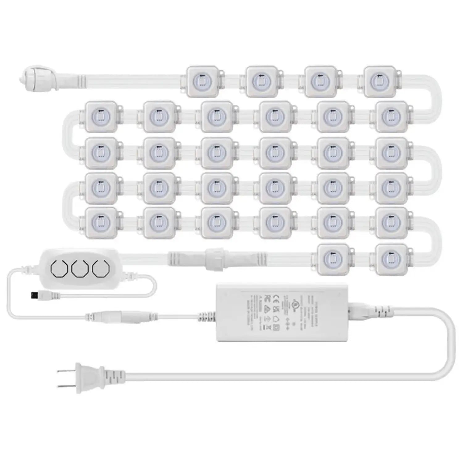 Outdoor LED Strip Light with RGB Effects for Garden and Wall Decor - Strip Light