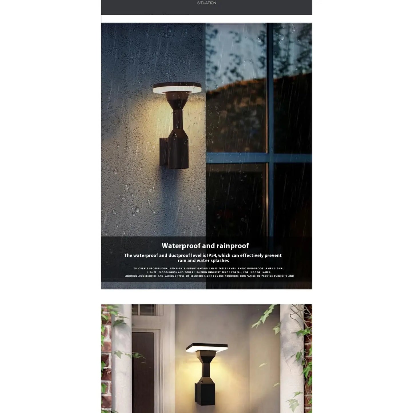 Wall Lights Living Room Modern Aluminum LED for Indoor and Outdoor - 12V Hanging Light