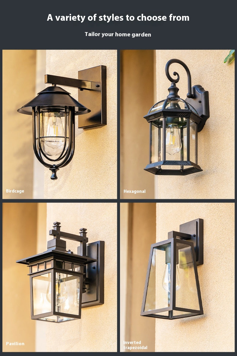 Outdoor Solar Lights for Wall with Waterproof for Garden & Patio - 12V Hanging Light