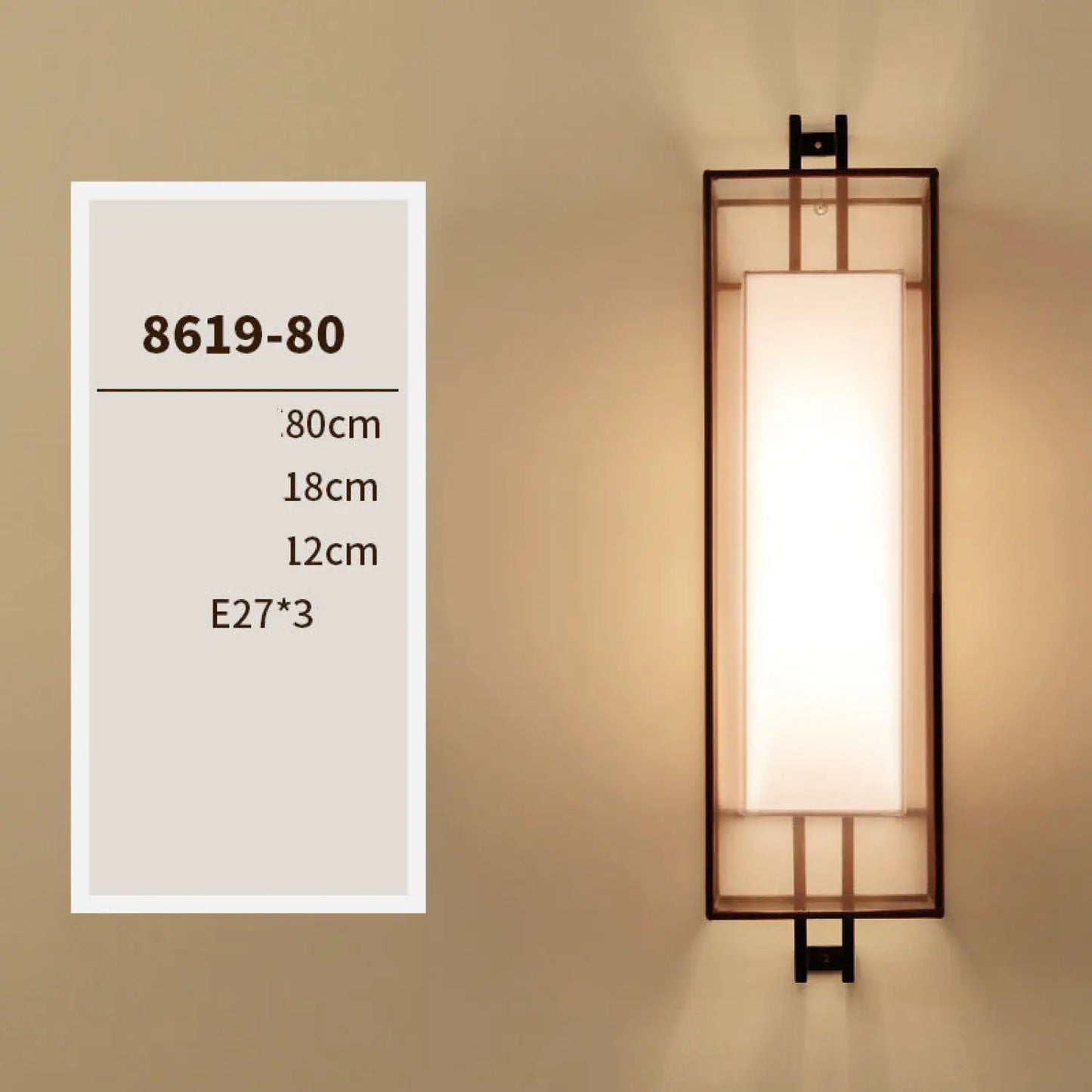 Outdoor Wall Light Mount with Retro Style for Garden and Balcony - 12V Hanging Light
