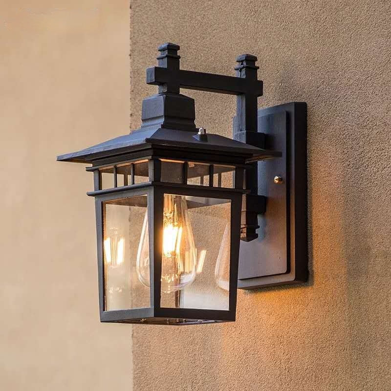 Outdoor Waterproof Wall Lamp Solar Outdoor - 12V Hanging Light
