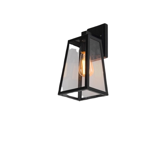 Outdoor Waterproof Wall Lamp Solar Outdoor - Black - 12V Hanging Light