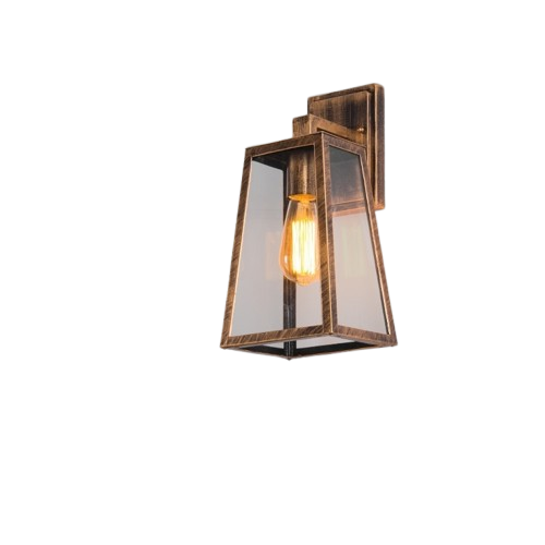 Outdoor Waterproof Wall Lamp Solar Outdoor - Bronze - 12V Hanging Light