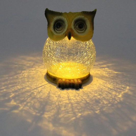 Owl Shaped Outdoor Solar LED Light - Waterproof Garden Lamp - Owl - Solar Light