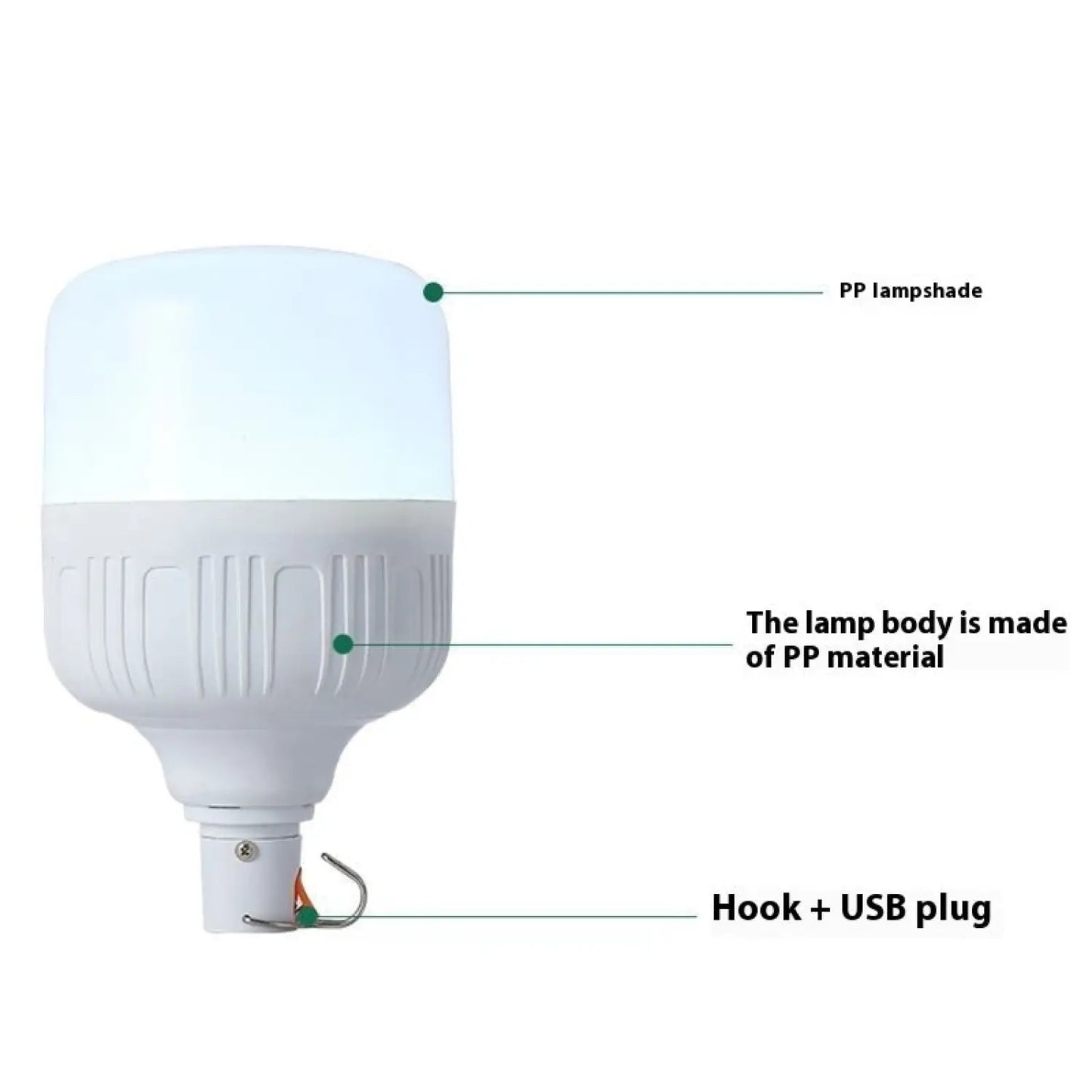 Night Market Stall Rechargeable Light Led Bulb 12V Hanging Light