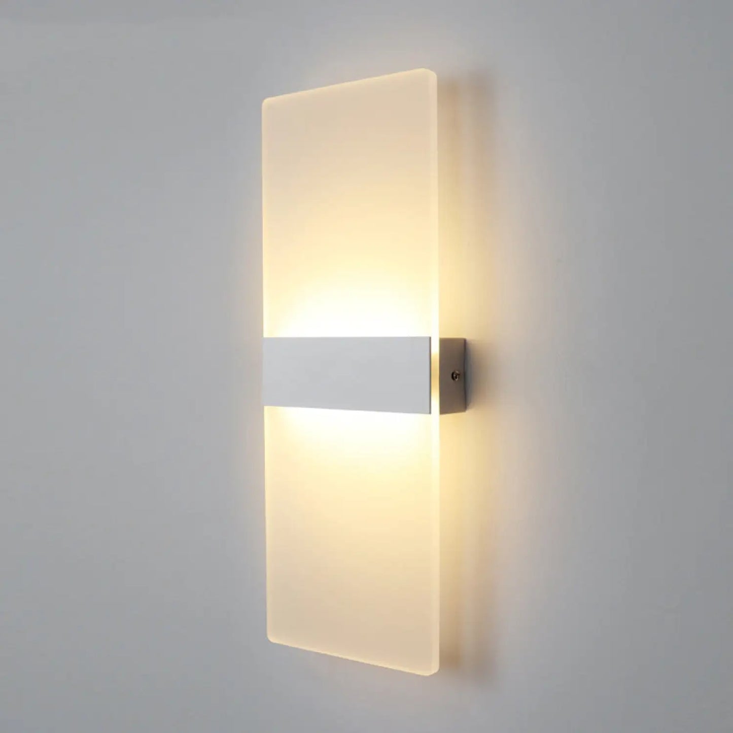 Rectangle Light Fixture with LED for Aisles Corridors and Rooms - White model 40x15cm10 watts / White light - Wall
