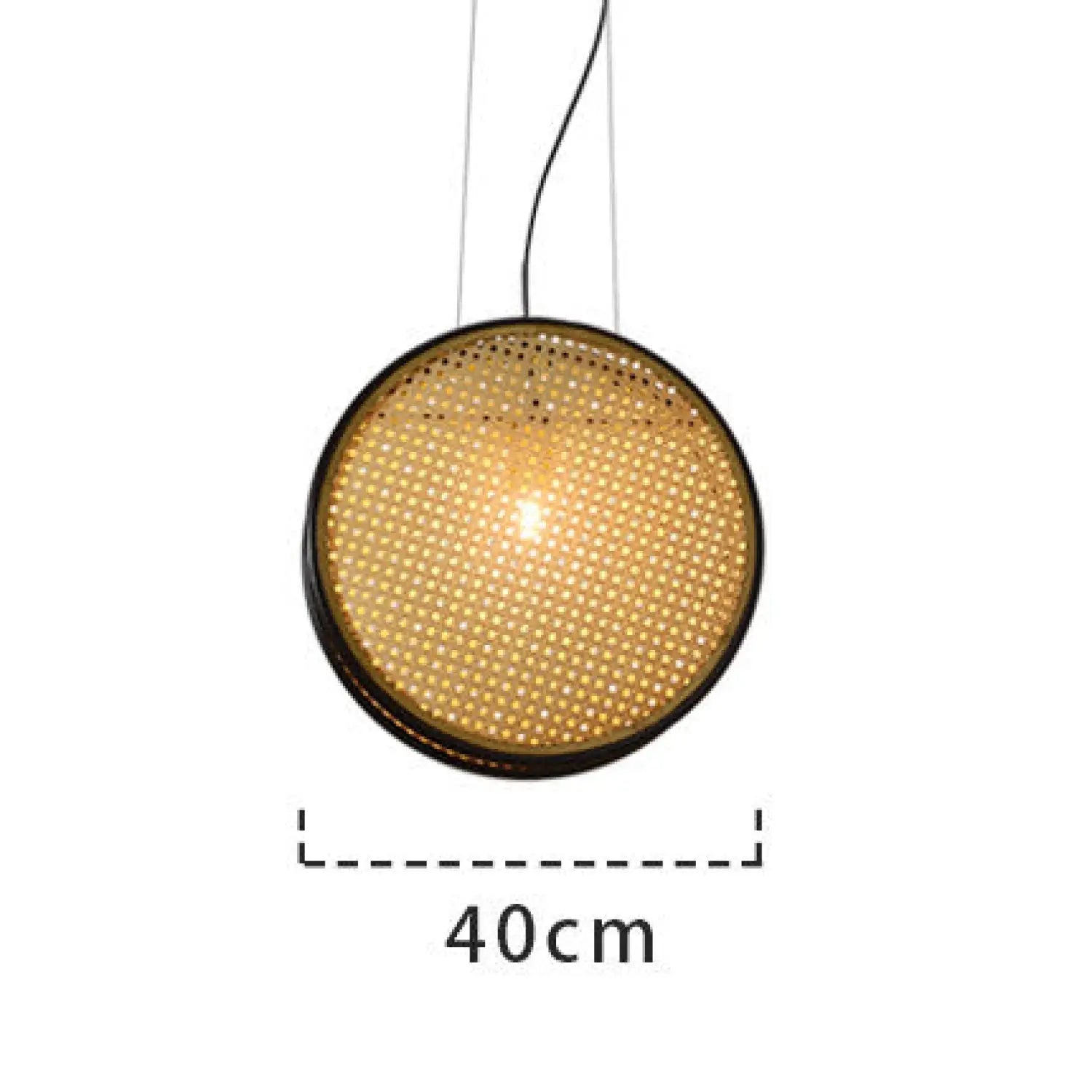 Retro Lamps with Rattan Design – Perfect for Restaurant Ambiance - Hanging Light