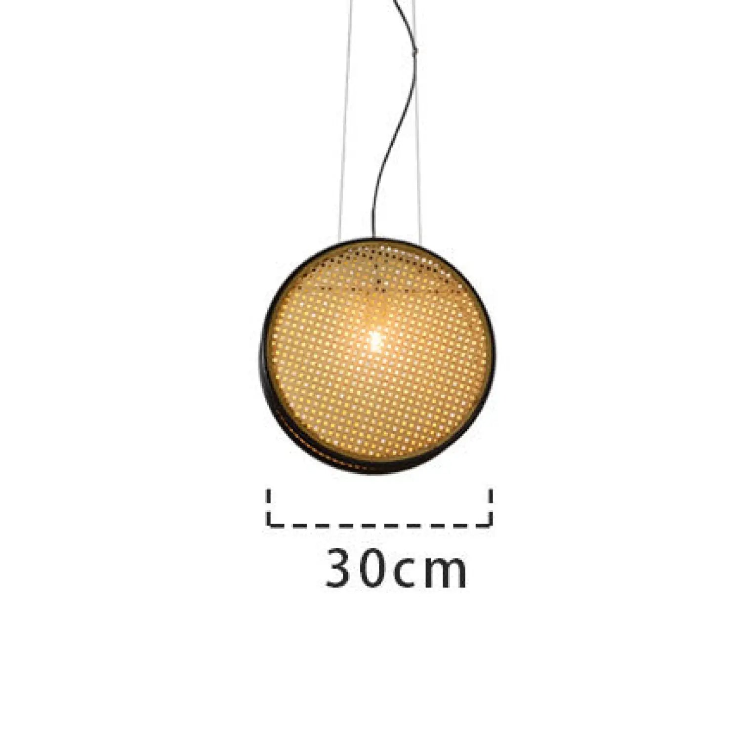Retro Lamps with Rattan Design – Perfect for Restaurant Ambiance - Hanging Light