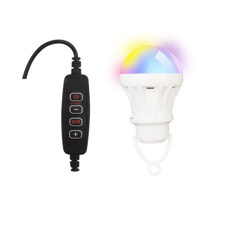 RGB Magic Color 5V Mobile Power Bulb Low Voltage Led - USB Magic Light Bulb - 12V Hanging Light
