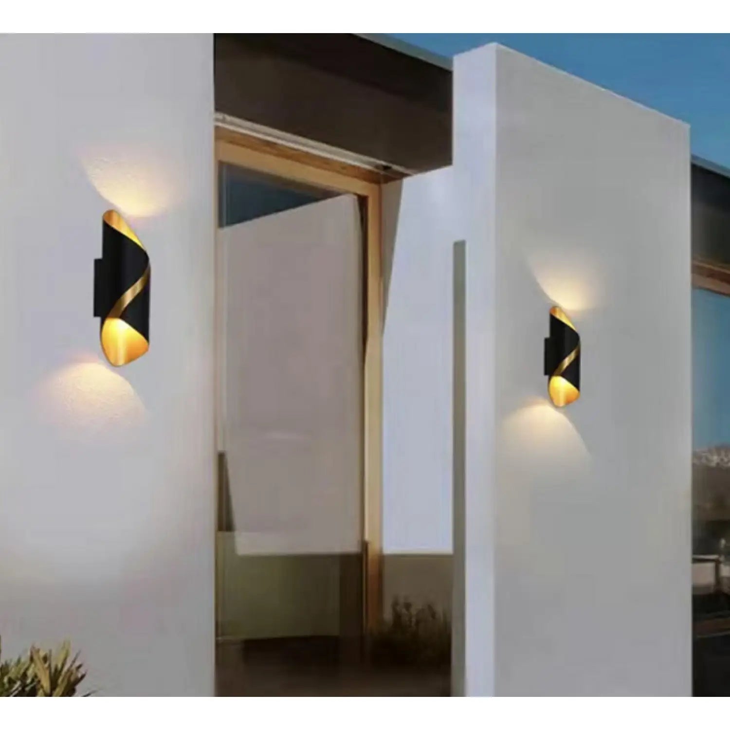 Simple Outdoor LED Lamp with Sleek Waterproof Design - 12V Hanging Light