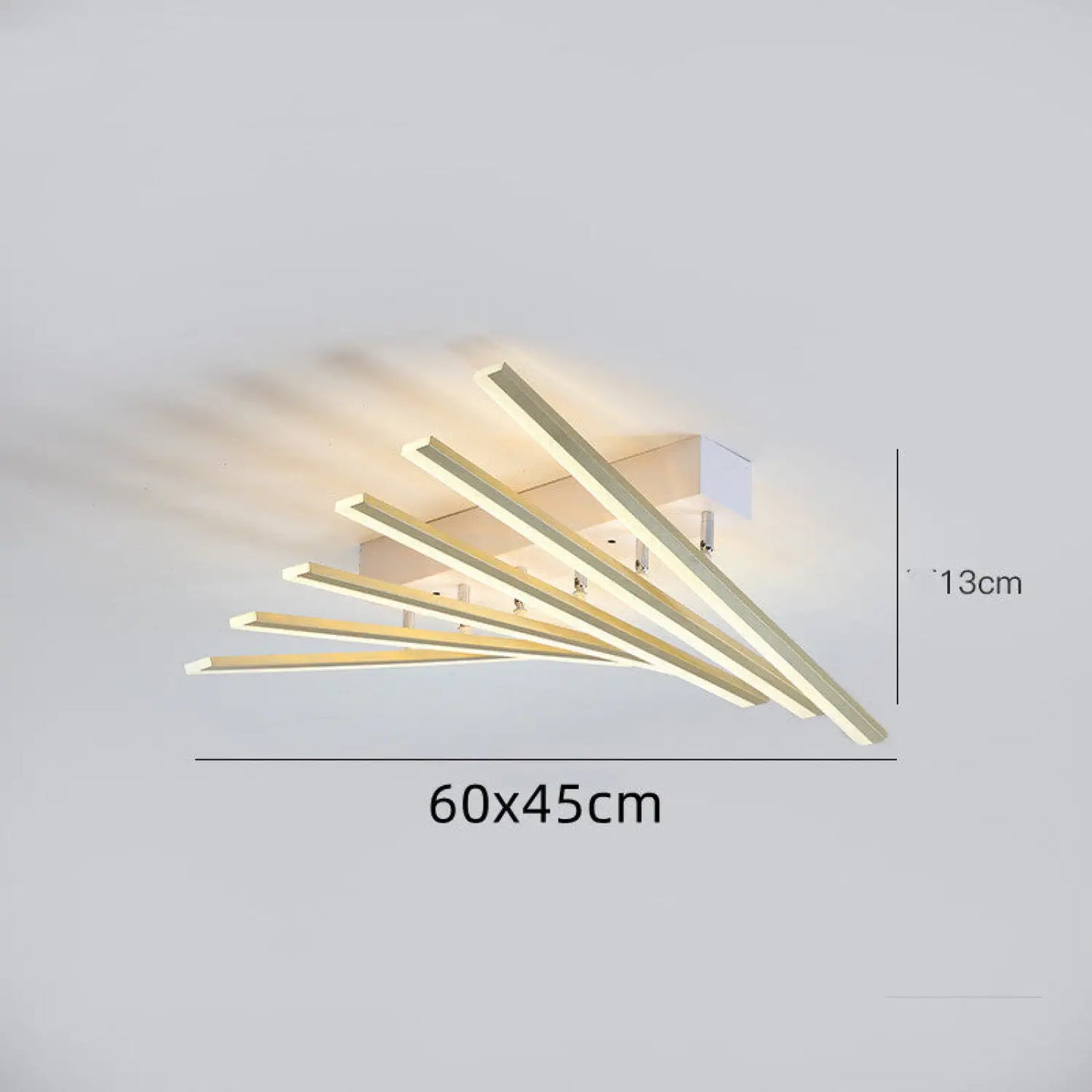 Sleek Modern Ceiling Lights for Living Room with Ambient LED Glow - 12V Hanging Light