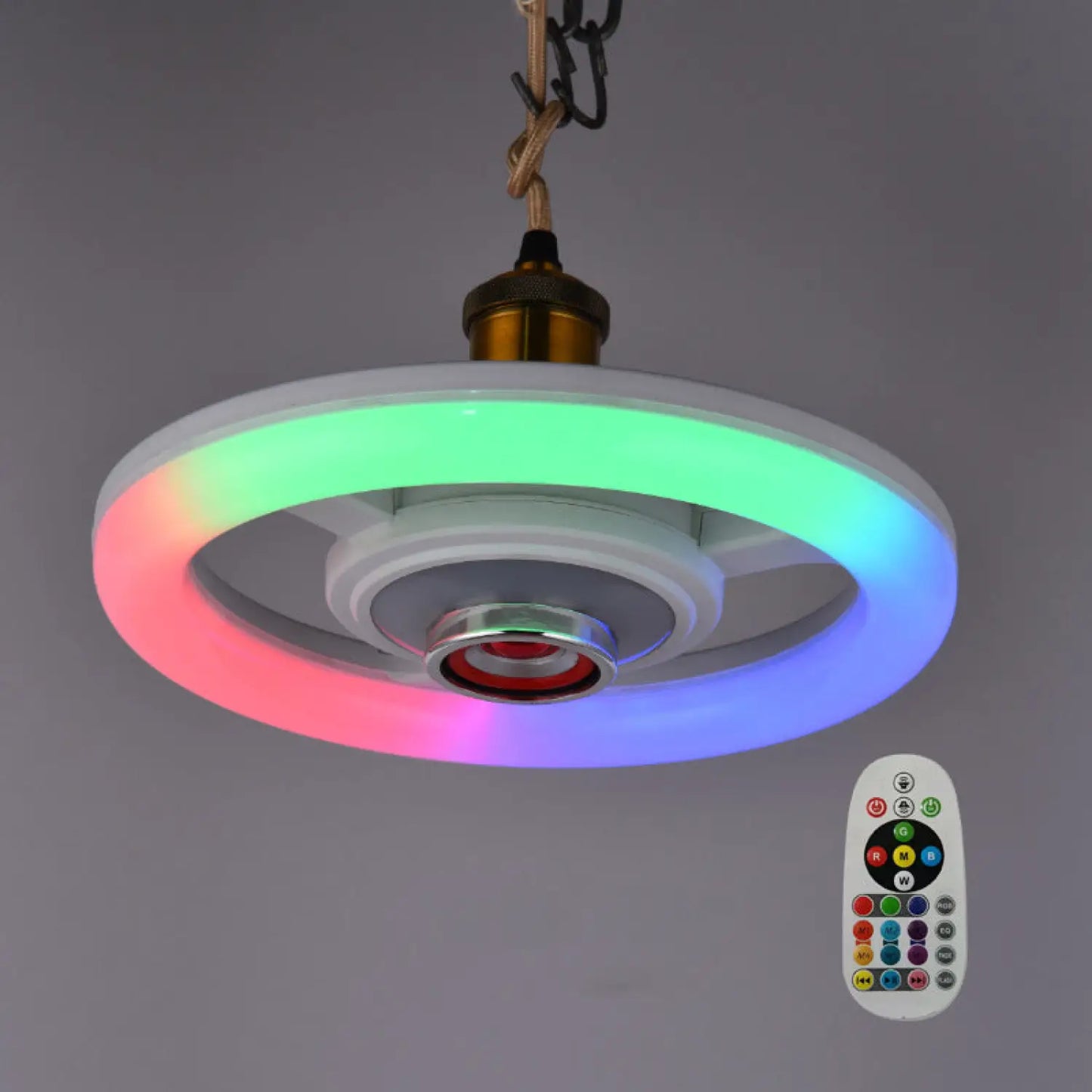 Bluetooth Music Bulb Magic Ball Stage Sound Light Steering wheel model 12V Hanging Light