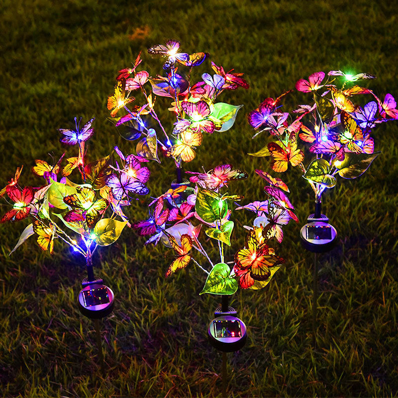 Solar Butterfly Courtyard Light Led Lawn Lamp 12V Hanging Light