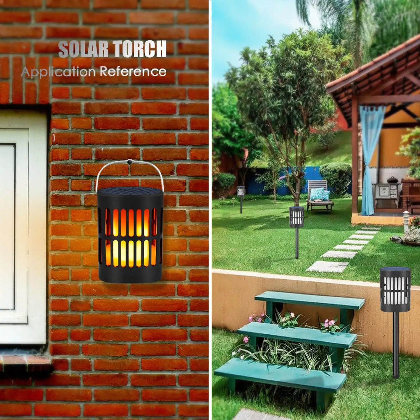 Solar Decoration Light - Outdoor Landscape Lighting - Black - Solar Light