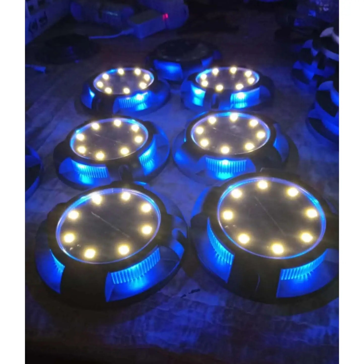 Solar Ground Lights with Bright LEDs for Garden and Pathways - 12V Hanging Light