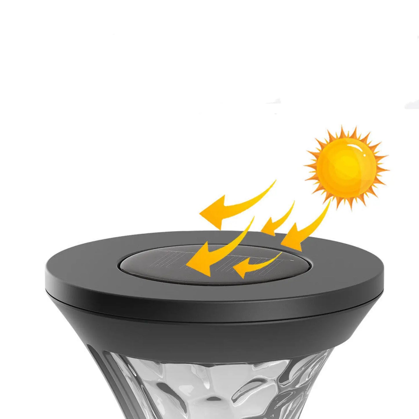 Solar LED Garden Light for Lawn Villa and Outdoor Landscape Decor - Black - Solar Light