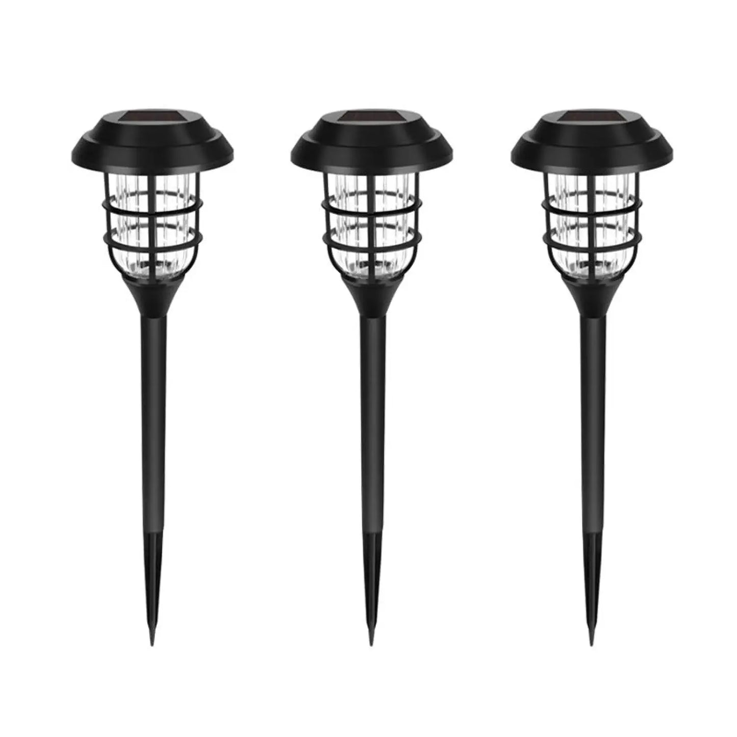 Solar LED Light for Garden with Modern Stripe Design for Outdoors - Solar Garden Lamp - 12V Hanging Light