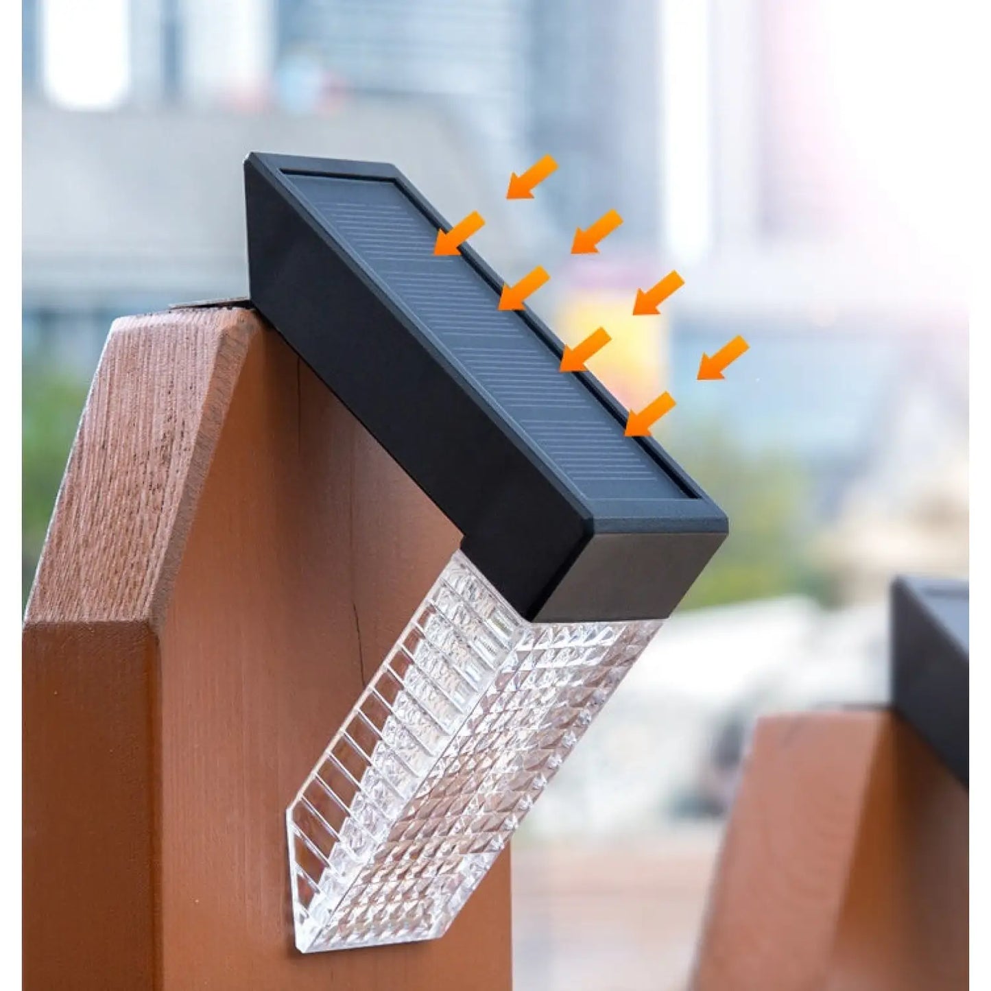 Solar Path Lights with LED & Waterproof for Stairs Deck Fence & Garden - Path Light Fixture
