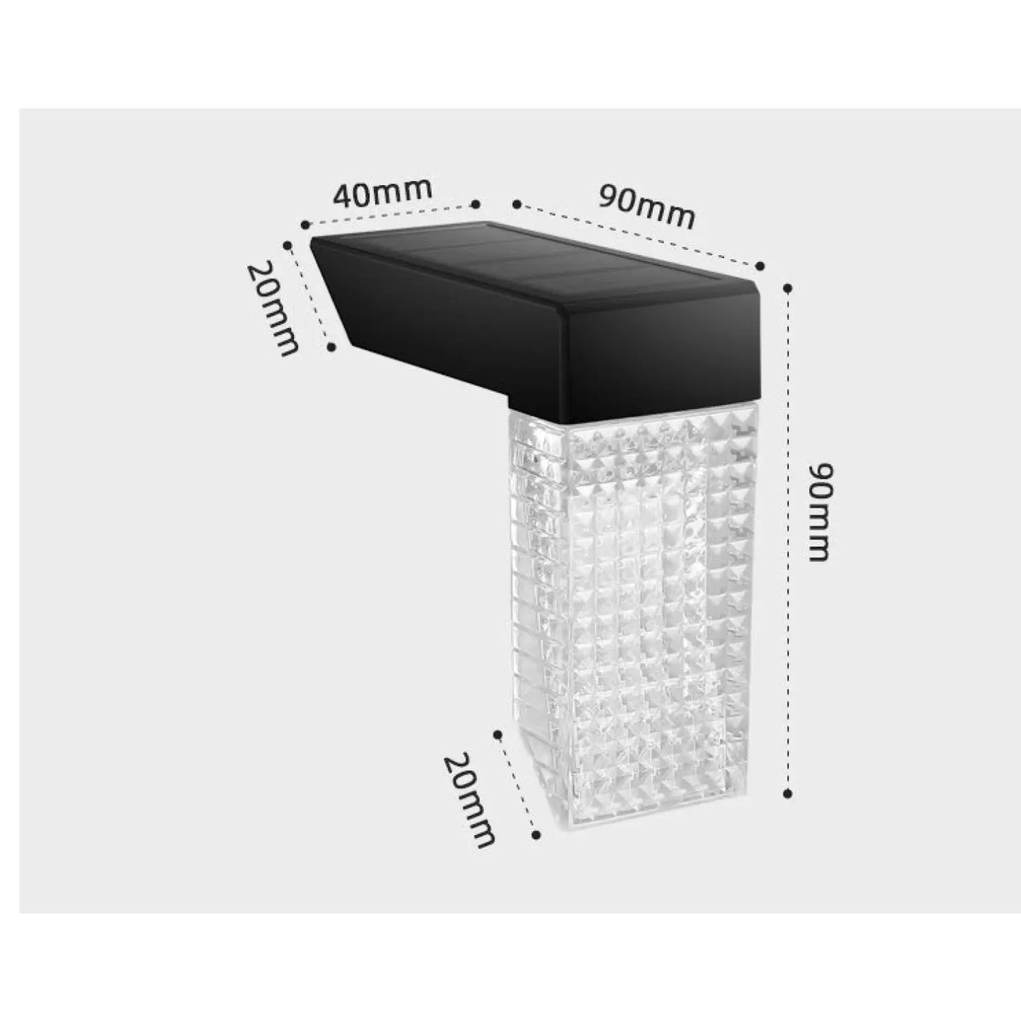 Solar Path Lights with LED & Waterproof for Stairs Deck Fence & Garden - Path Light Fixture