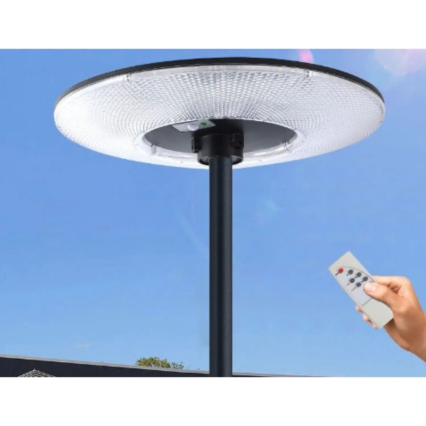 Solar-Powered Outdoor Light on Pole for Garden & Street - 200w remote control light cont / UFO Solar UFO Light - Solar