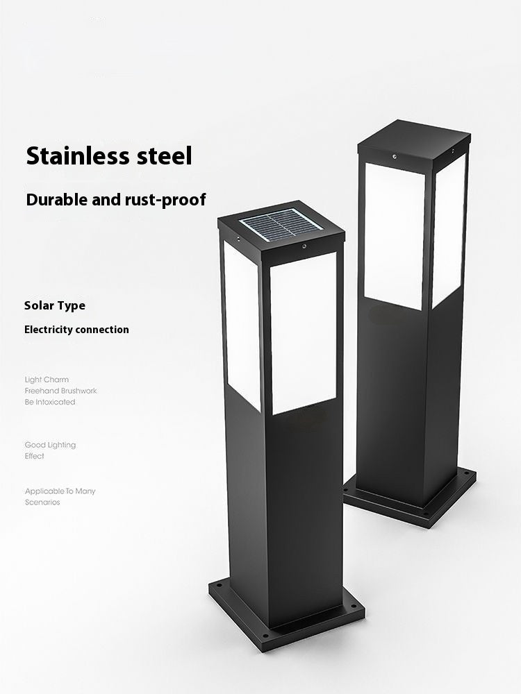 Solar Powered Yard Light for Stylish Outdoor Illumination
