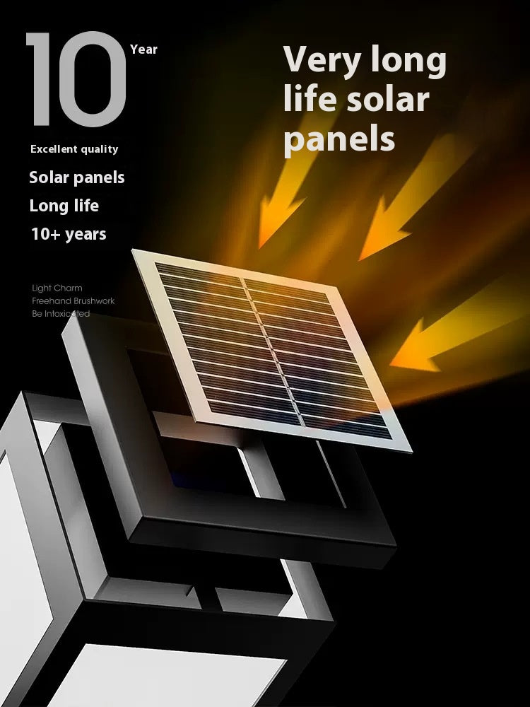Solar Powered Yard Light for Stylish Outdoor Illumination