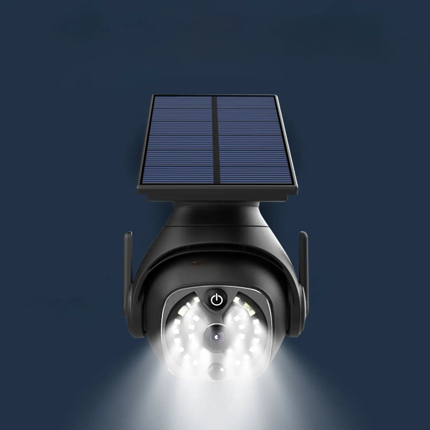 Solar Wall Lights for Outside with Waterproof & Motion Sensor - K42B solar panel cannot rotate - Well Light