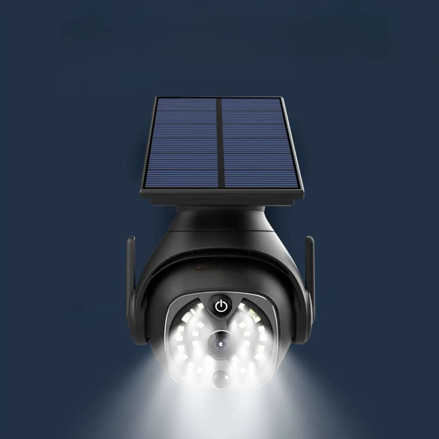 Solar Wall Lights for Outside with Waterproof & Motion Sensor - K42B solar panel cannot rotate - Well Light