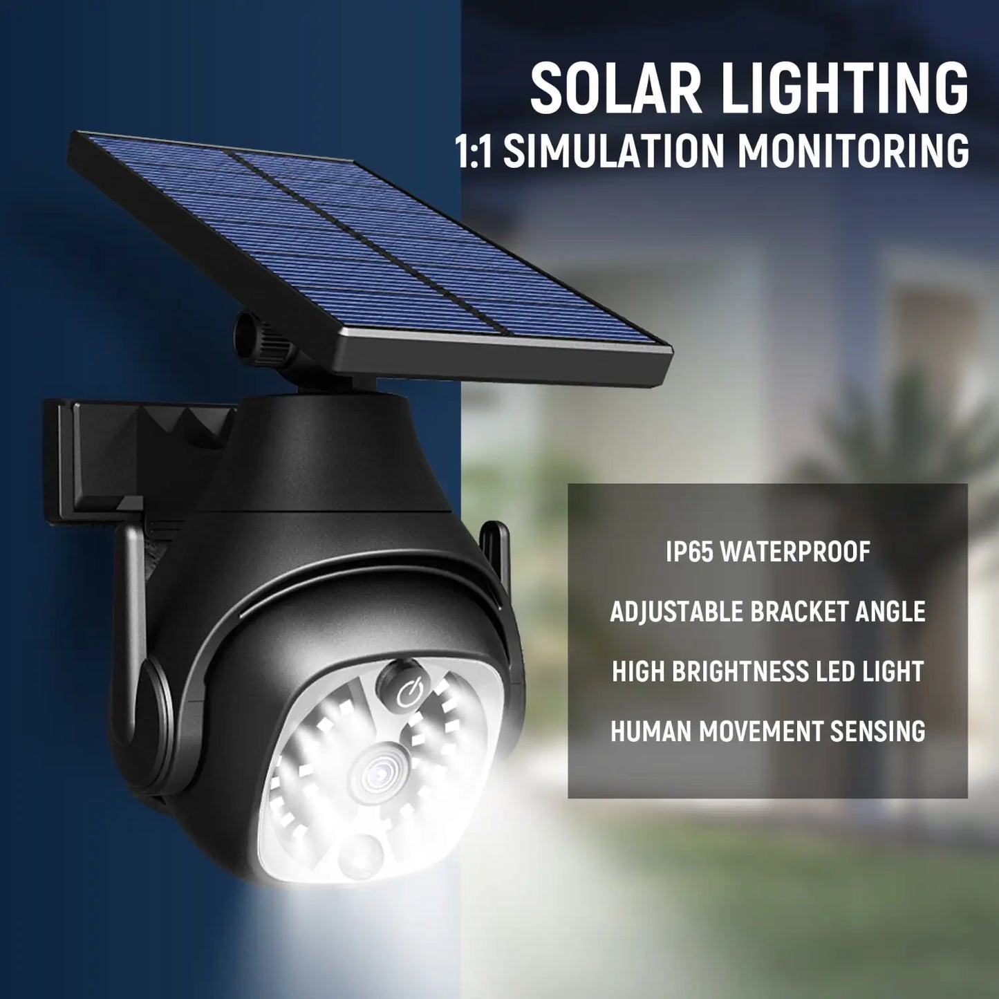 Solar Wall Lights for Outside with Waterproof & Motion Sensor - Well Light