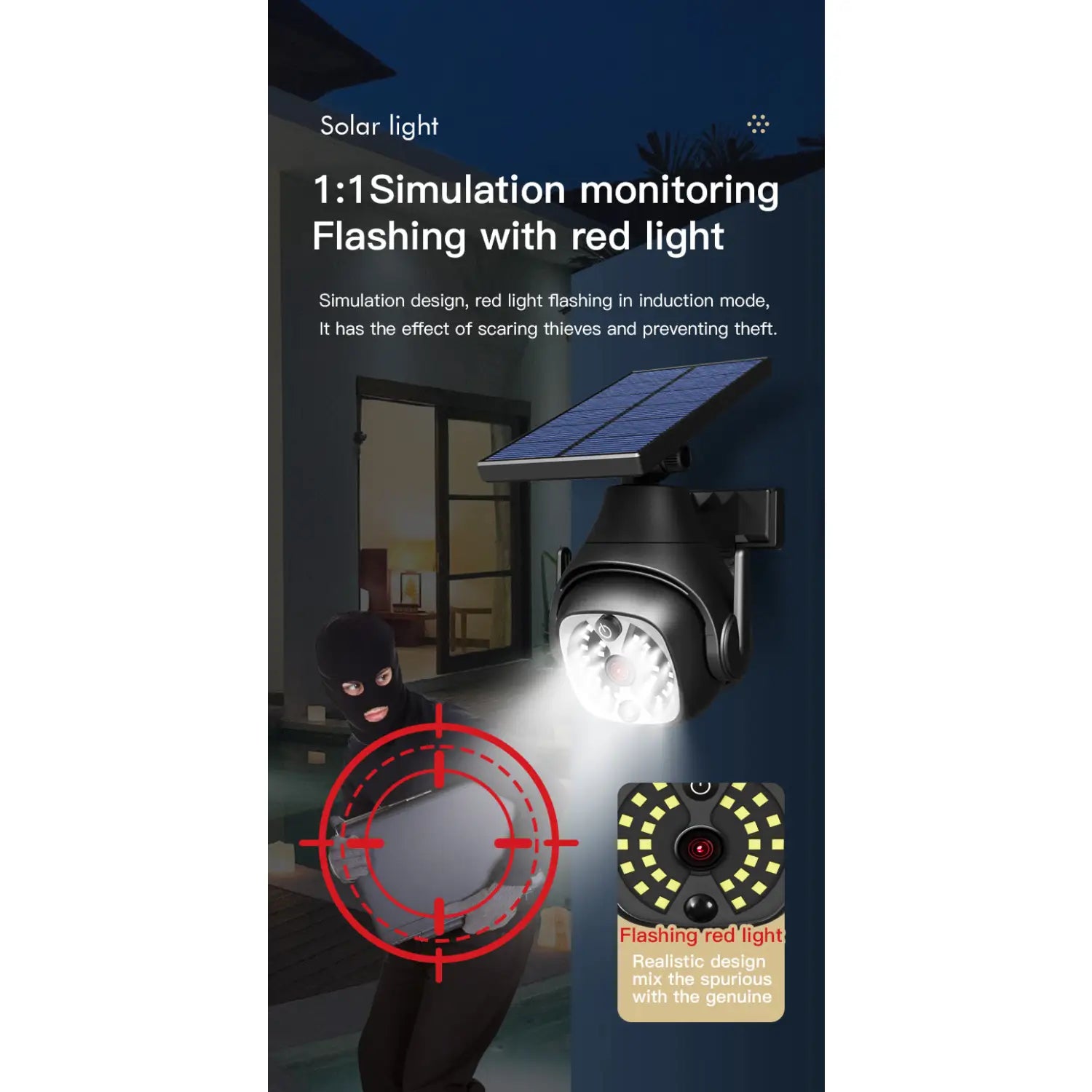 Solar Wall Lights for Outside with Waterproof & Motion Sensor - Well Light