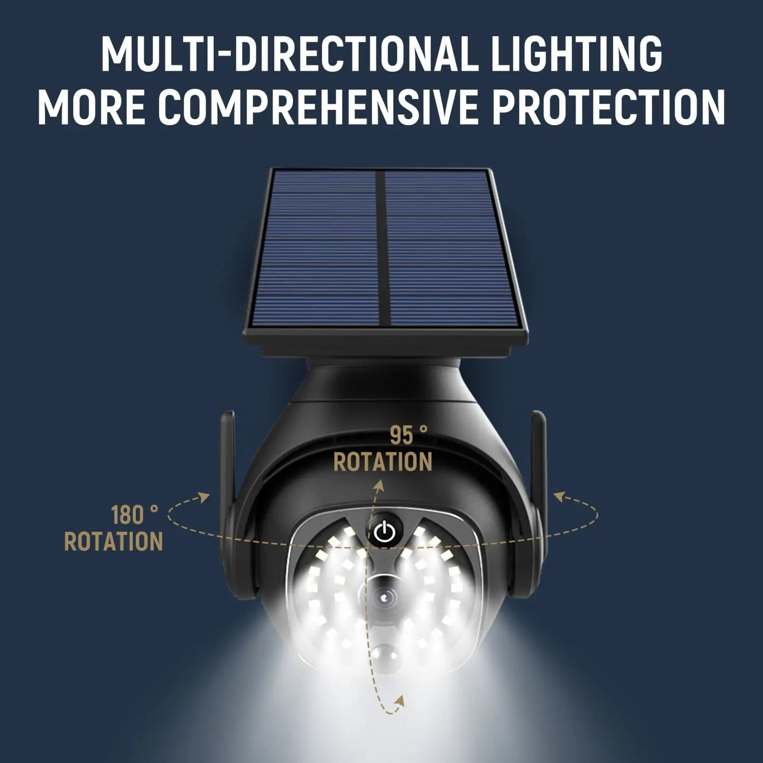 Solar Wall Lights for Outside with Waterproof & Motion Sensor - Well Light