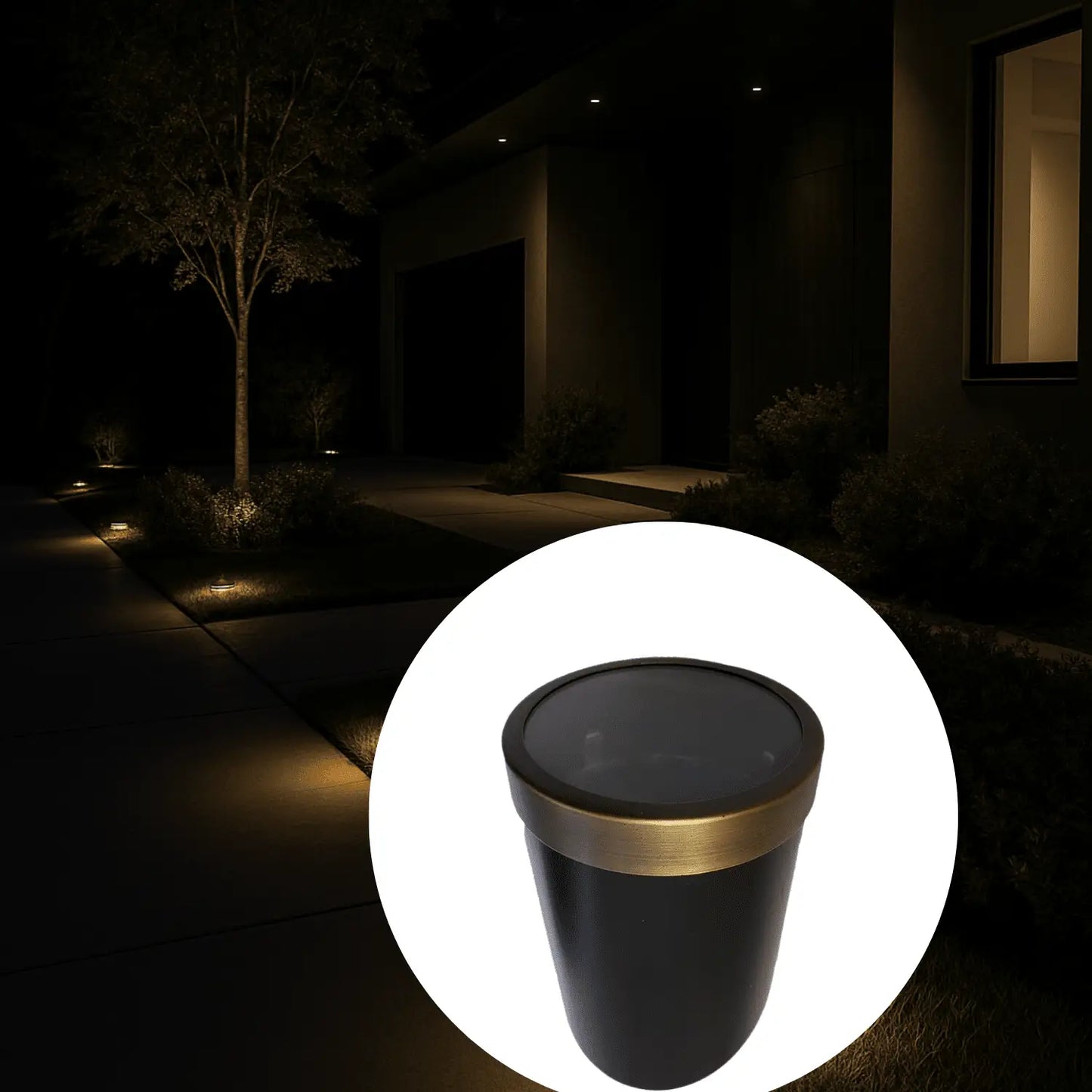 Solid Brass Flat PAR36 In-ground Well Light Cover Kit - Flat / Oil Rubbed Bronze - Well Light