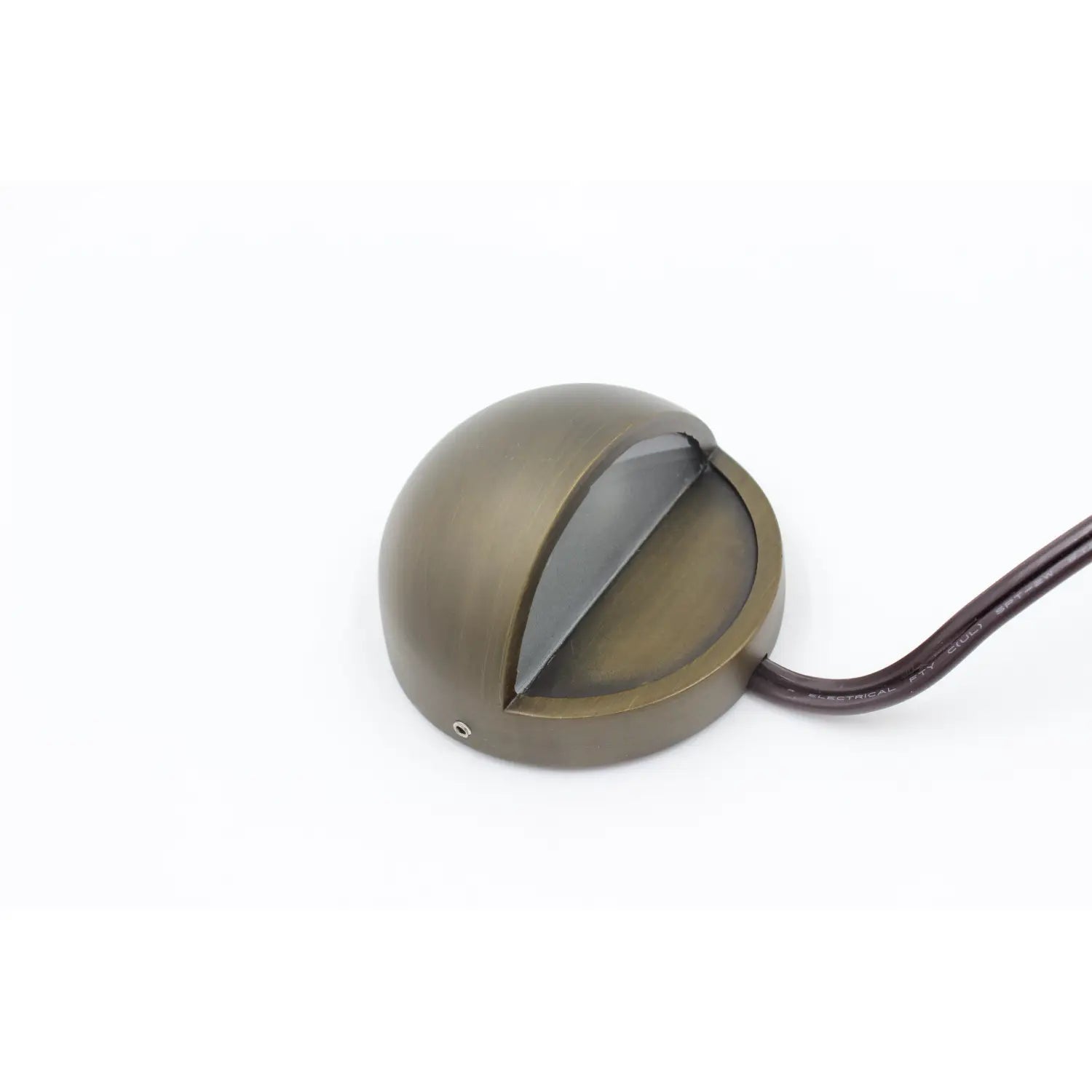 Solid Brass Half Moon Puck Light Fixture - Deck Light