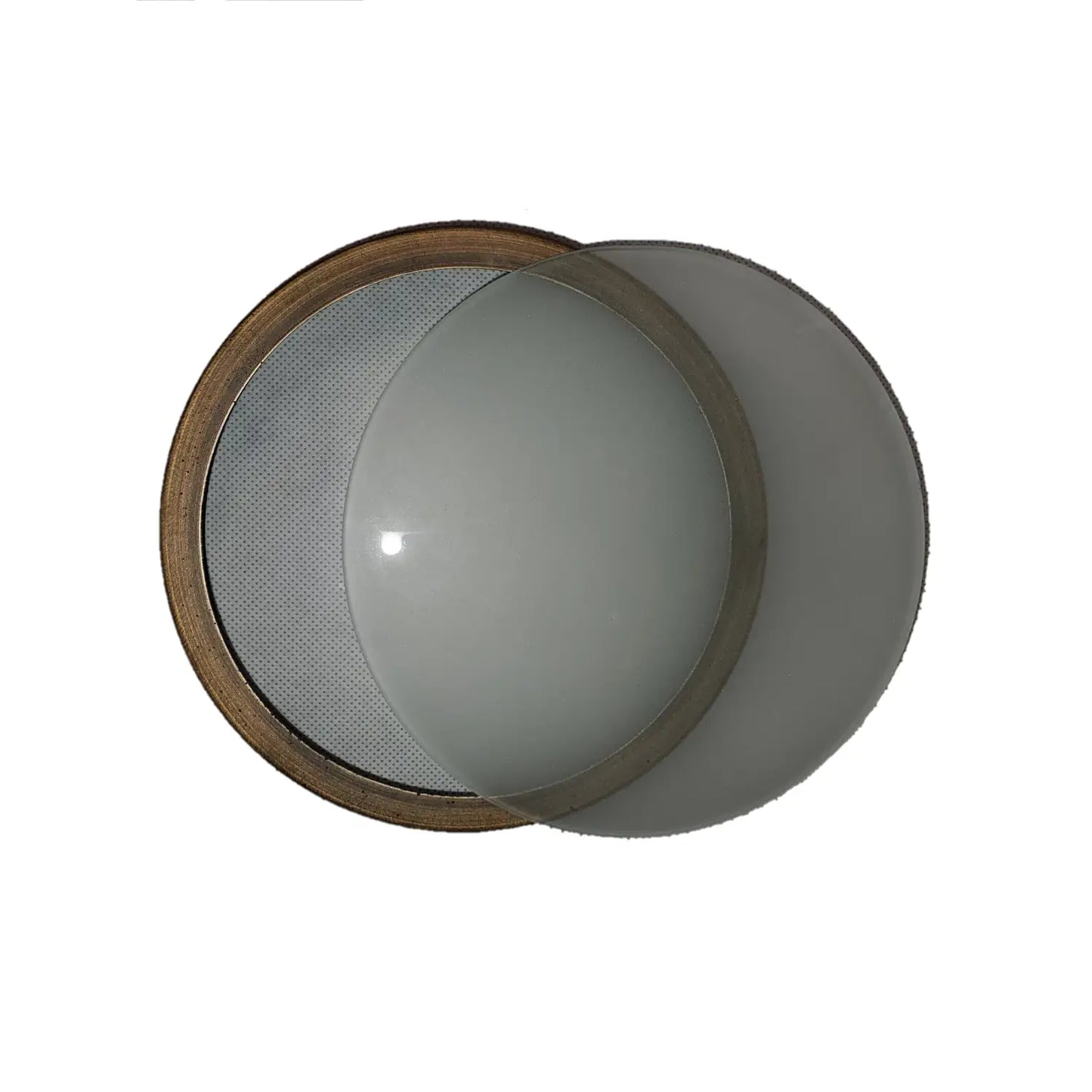 Solid Brass Flat PAR36 In-ground Well Light Cover Kit - Flat / Oil Rubbed Bronze - Well Light