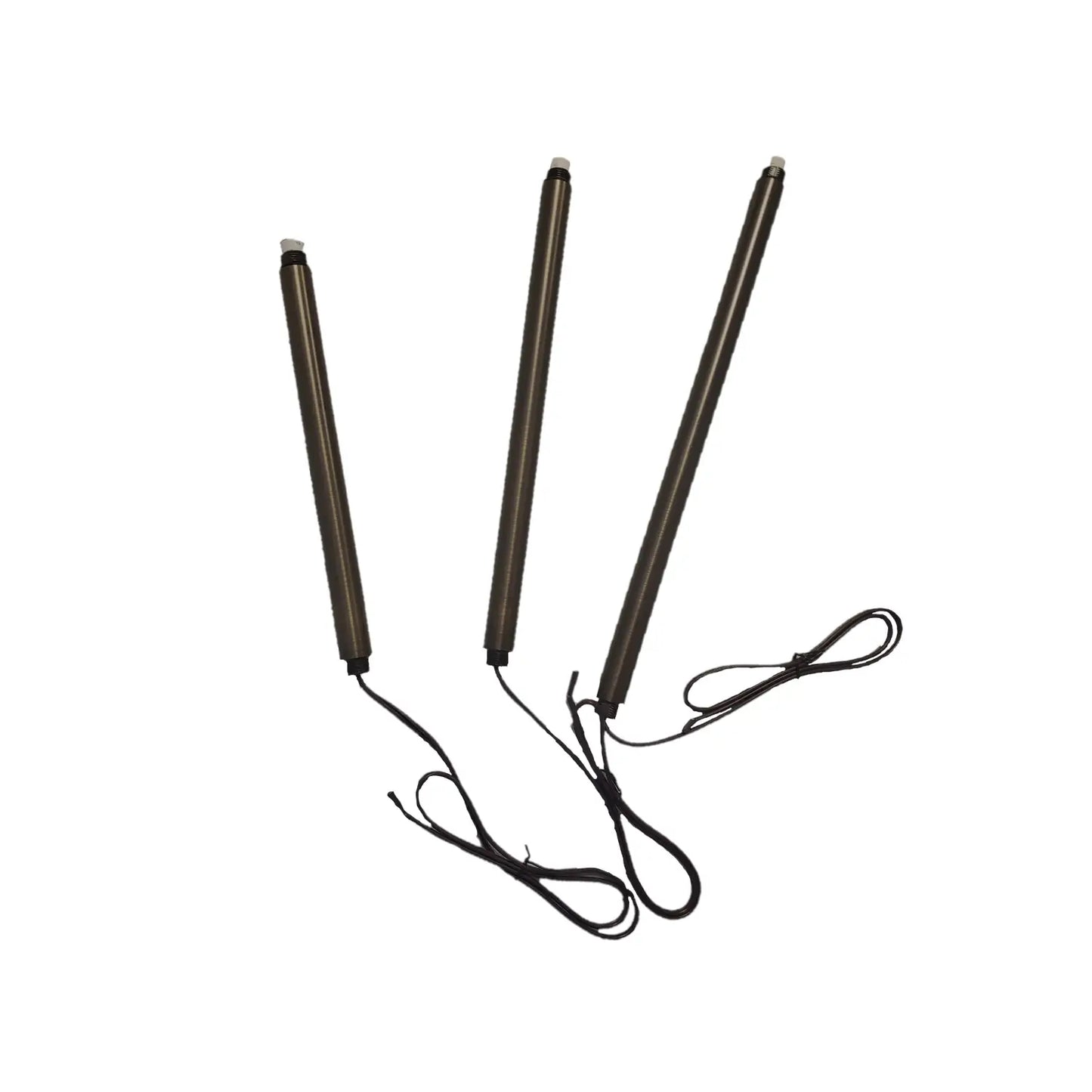 Solid Brass Path Light Stem | Oil Rubbed Bronze Finish | G4 Bi-Pin Socket with Wire Lead