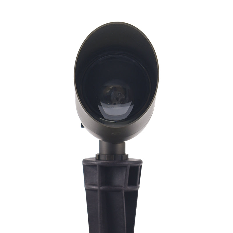 Spot Light Outdoor Fixture with Long Shroud – Die-Cast Brass for MR16 - Spot Light Fixture