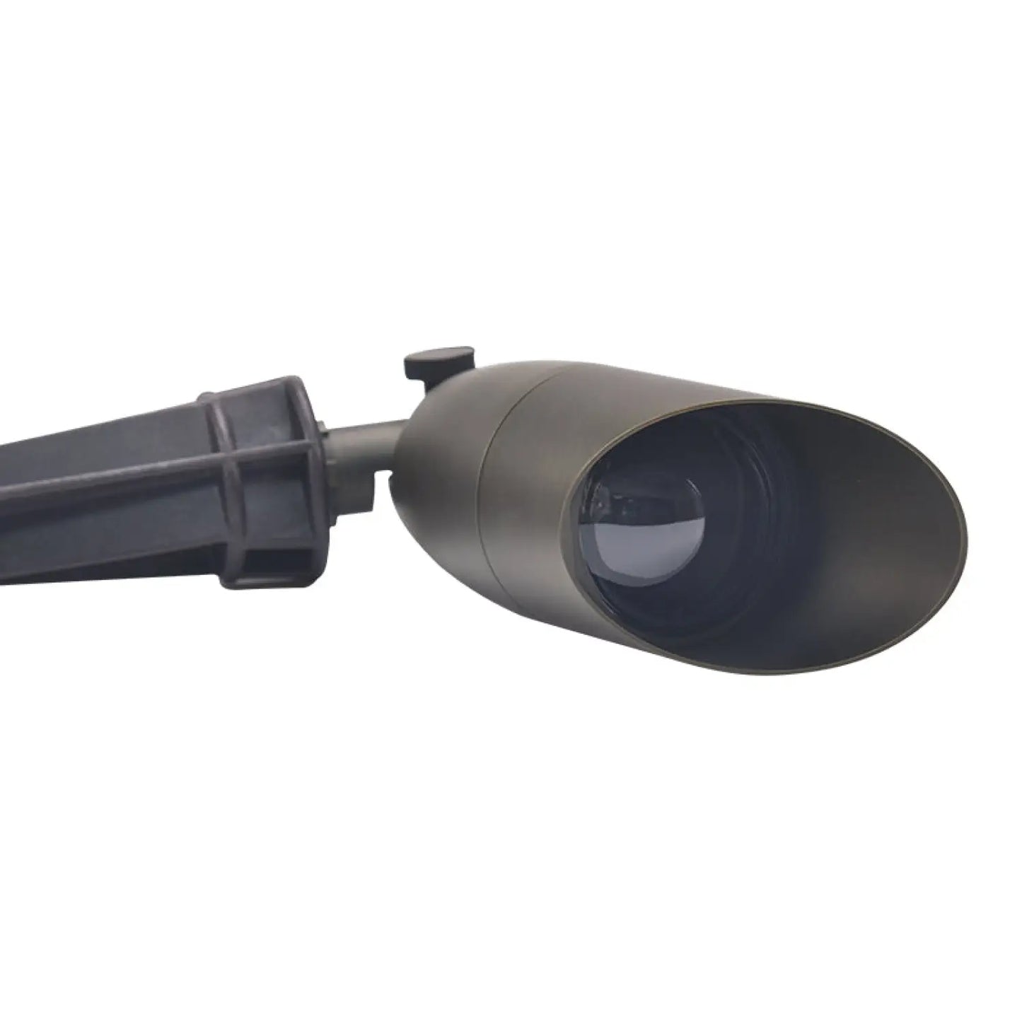 Spot Light Outdoor Fixture with Long Shroud – Die-Cast Brass for MR16 - Spot Light Fixture